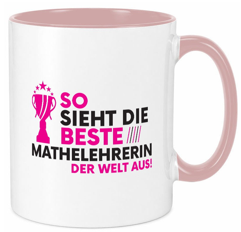 Die Weltbeste Mathelehrerin | Lehrer Mathe Geschenk Humor Geschenkidee lustiger Tasse