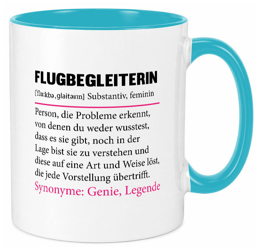 Flugbegleiterin | Spruch Stewardess Flughafen lustiger Geschenk Humor