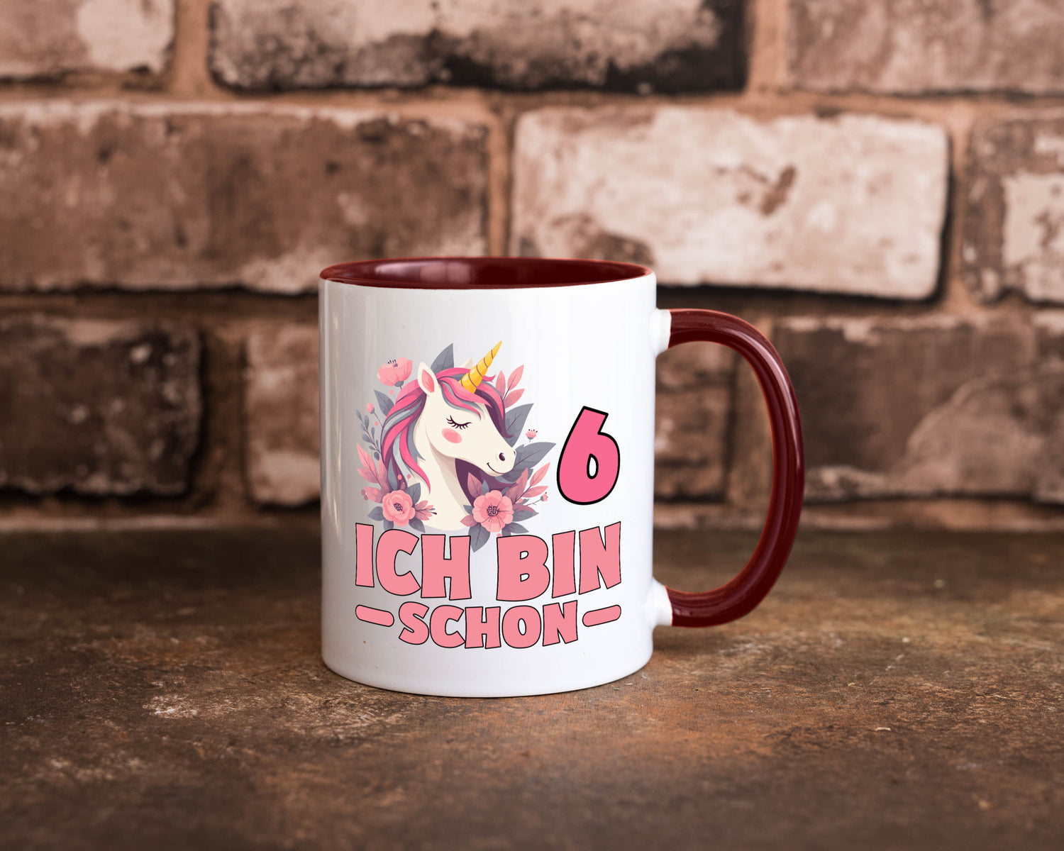 6. Geburtstag | 6 Jahre Einhorn bin schon Mädchen Geschenk Geschenkidee