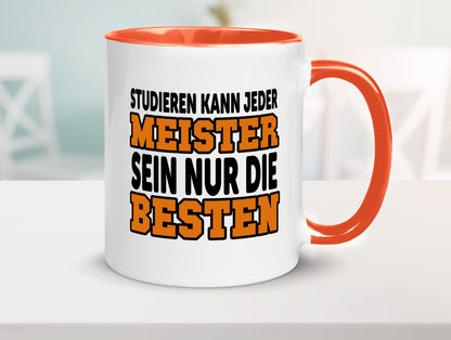 Meister | Handwerker Meisterprüfung Berufsabschluss Humor Arbeit Kollegen Büro