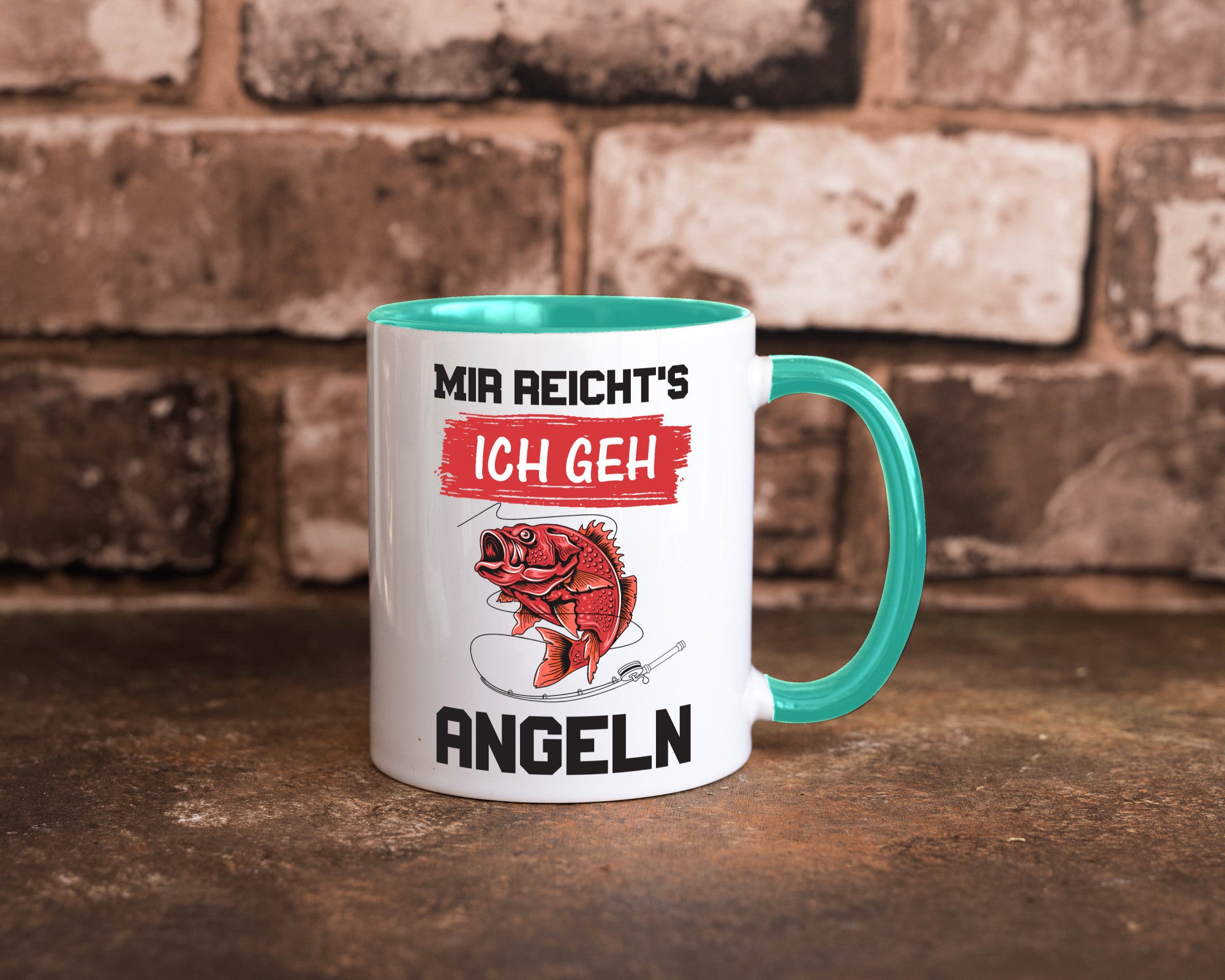 Ich geh angeln | Angler Tasse Fisch Fischer Humor lustig Geschenkidee Geschenk
