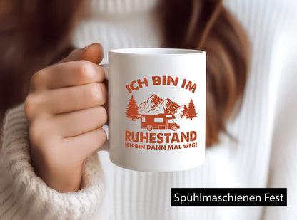 Bin im Ruhestand, dann mal weg | Wohnmobil lustig Ruhestand Jubiläum Geschenk