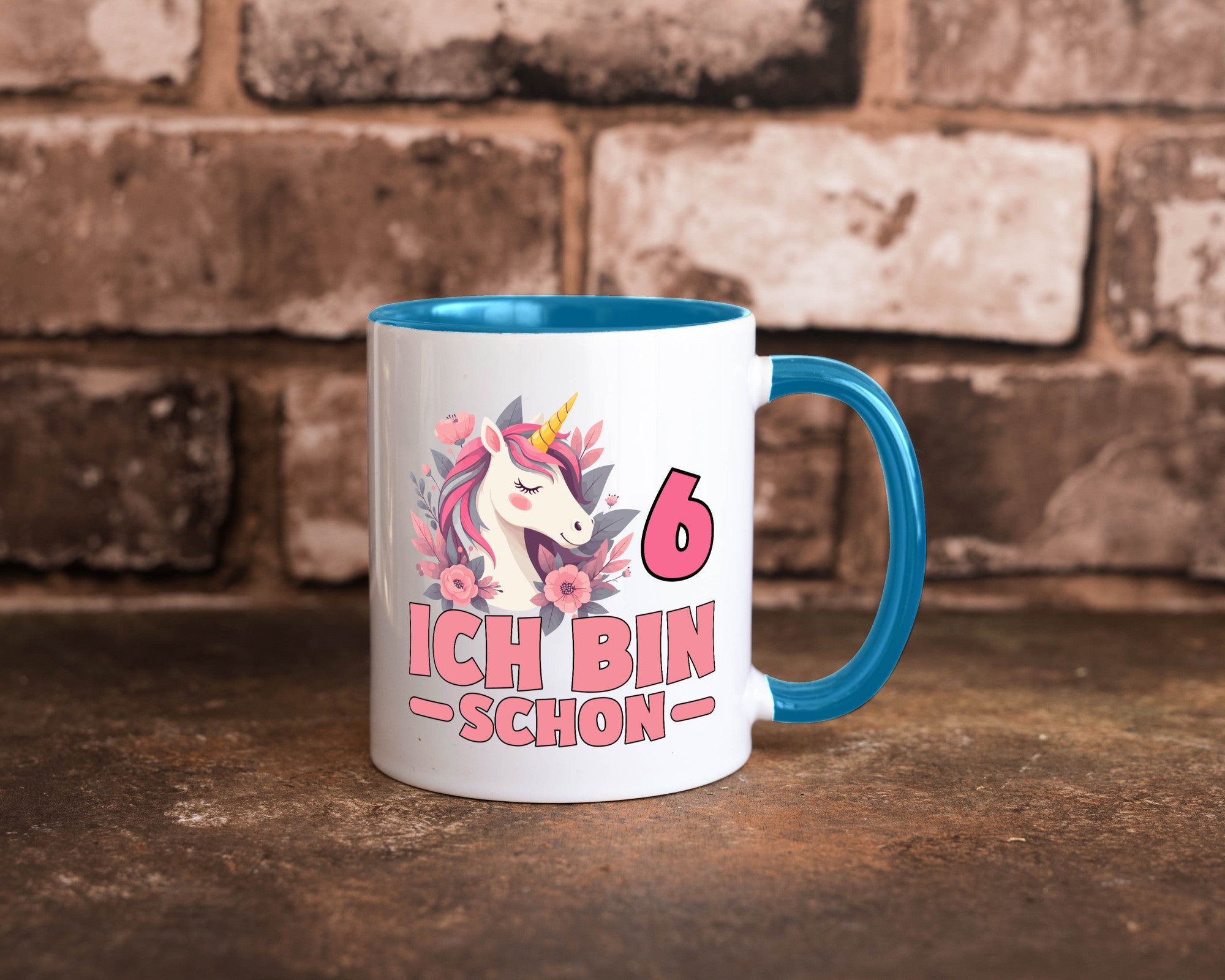 6. Geburtstag | 6 Jahre Einhorn bin schon Mädchen Geschenk Geschenkidee