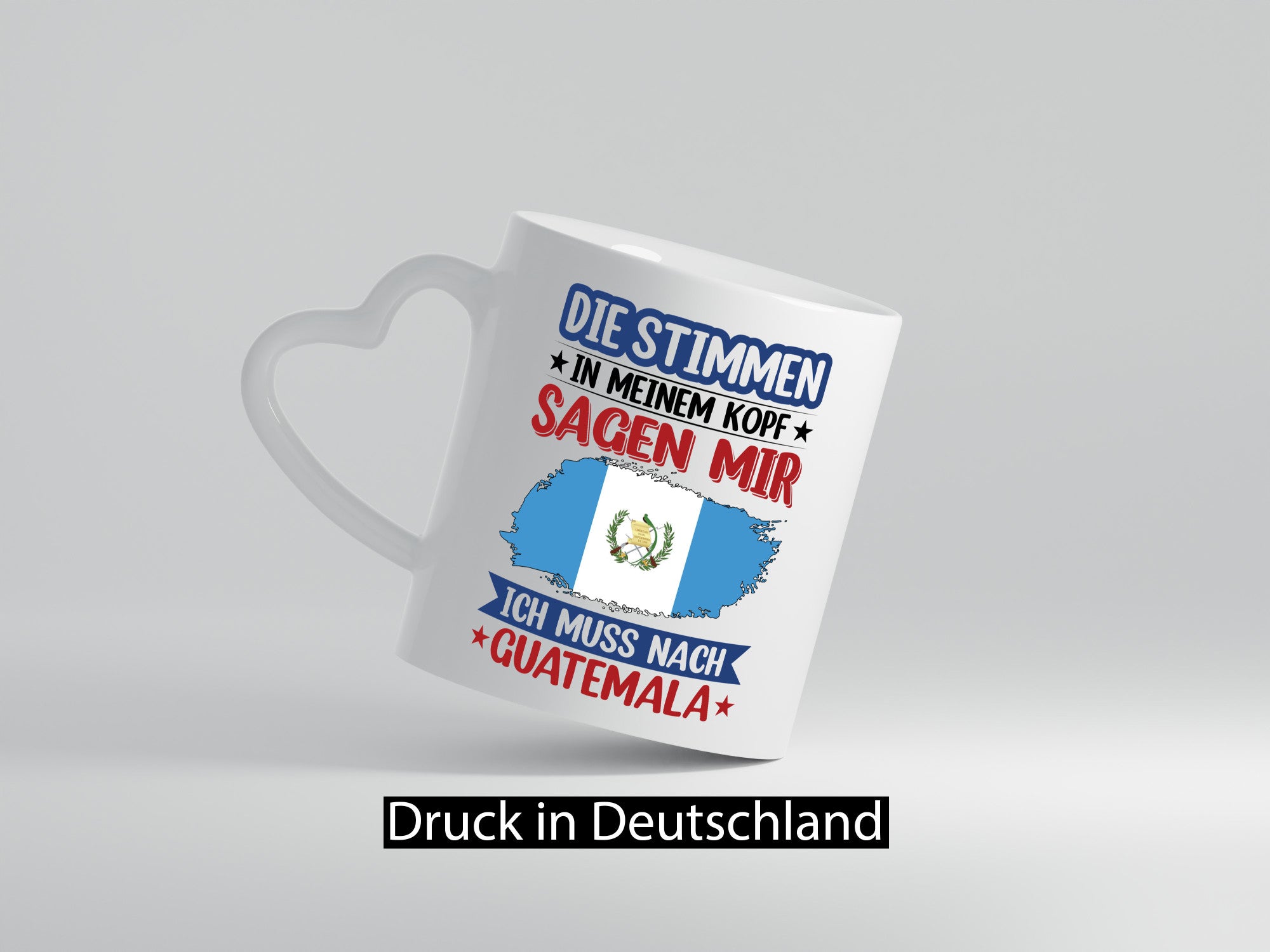 Guatemala | Urlaub Stimmen in meinem Kopf Traumland Geschenkidee Humor Tasse