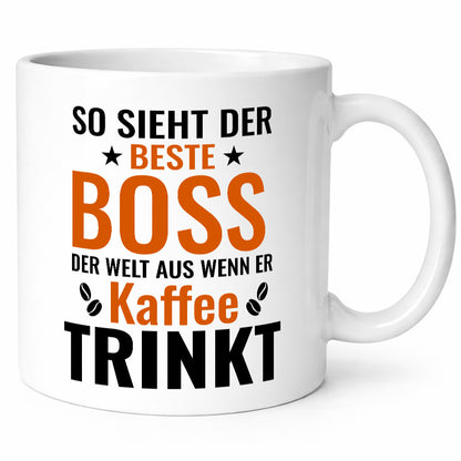 Kaffee trinkt: Boss | Führungskraft Vorgesetzter Geschenkidee Humor Tasse