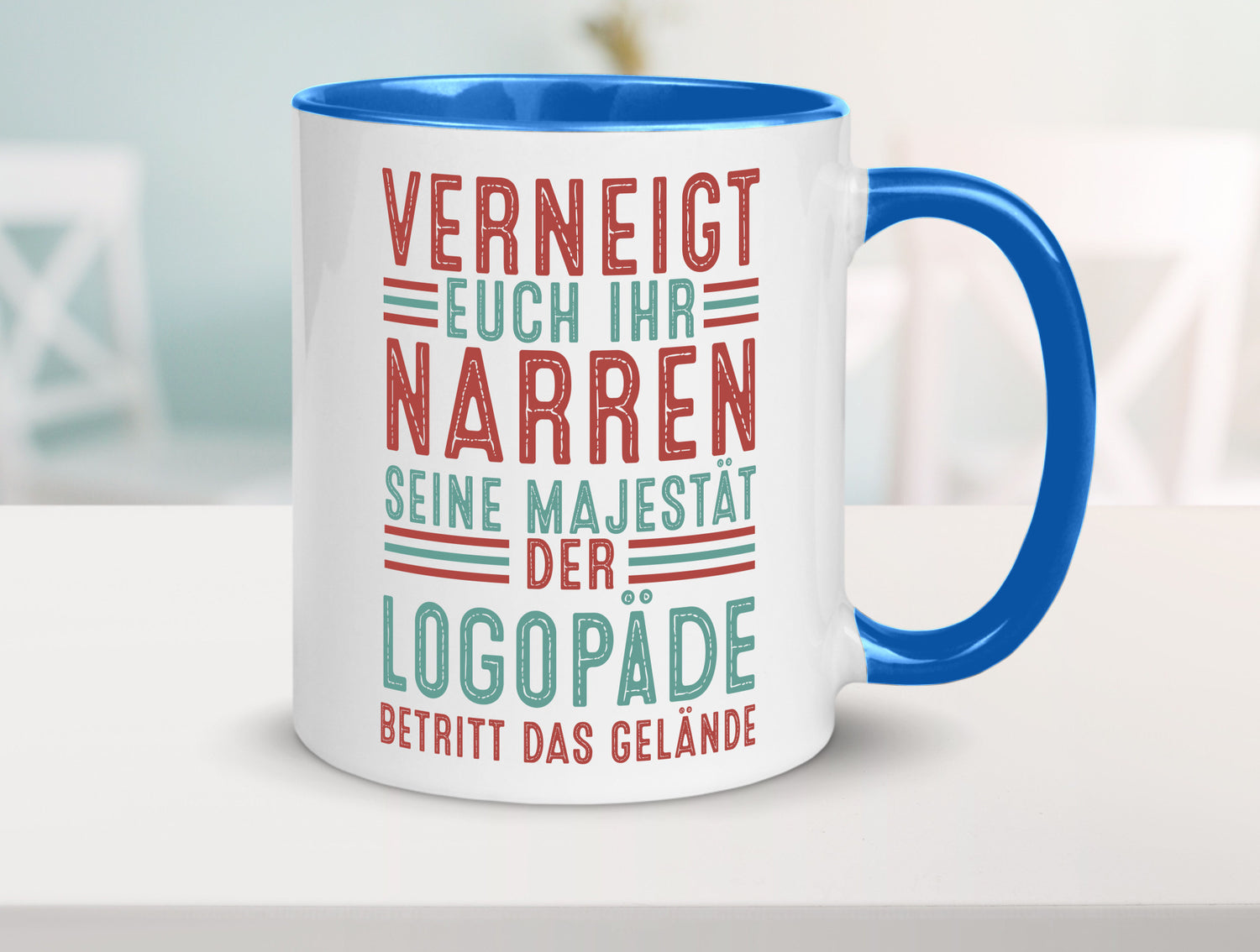 Verneigt euch: Logopäde | Sprachtherapie Geschenkidee Humor Tasse