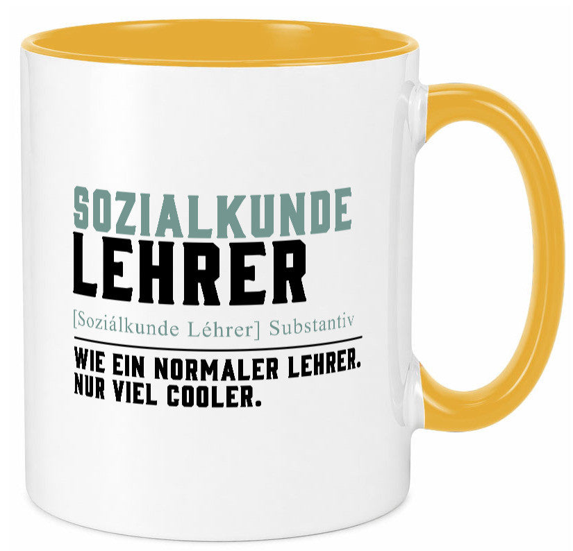 Sozialkundelehrer | Lehrer Unterricht Lieblingslehrer Geschenkidee Humor Tasse