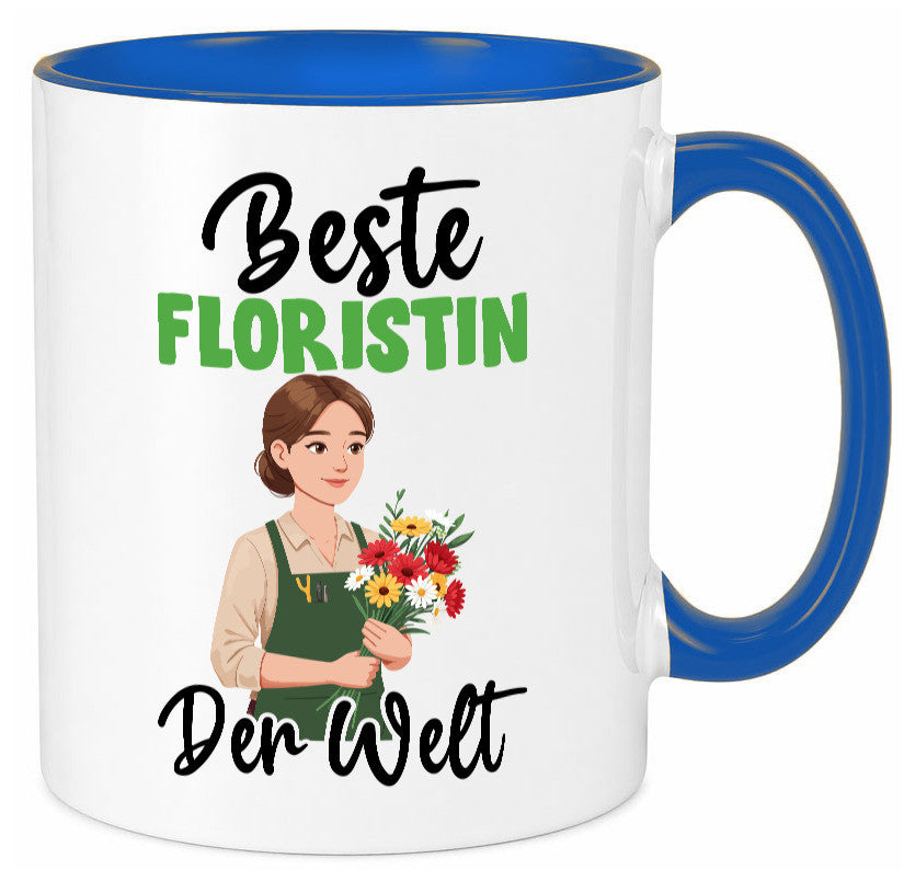 Beste Floristin | Blumen VerkÃƒÂ¤uferin Humor Geschenkidee Tasse