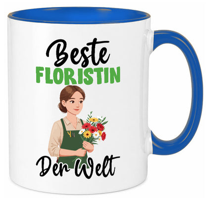 Beste Floristin | Blumen VerkÃƒÂ¤uferin Humor Geschenkidee Tasse