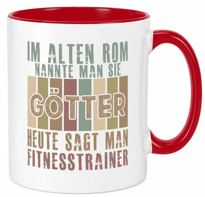 Heute sagt man: Fitnesstrainer | Personal Trainer Geschenkidee Humor Tasse