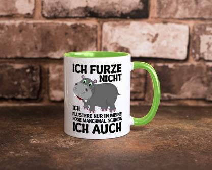 Ich furze nicht | furznilpferd v2 Humor Geschenkidee Tasse