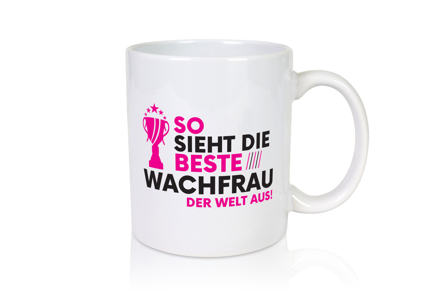Die Weltbeste Wachfrau | Wachpersonal Nachtwächter Humor Geschenkidee Tasse