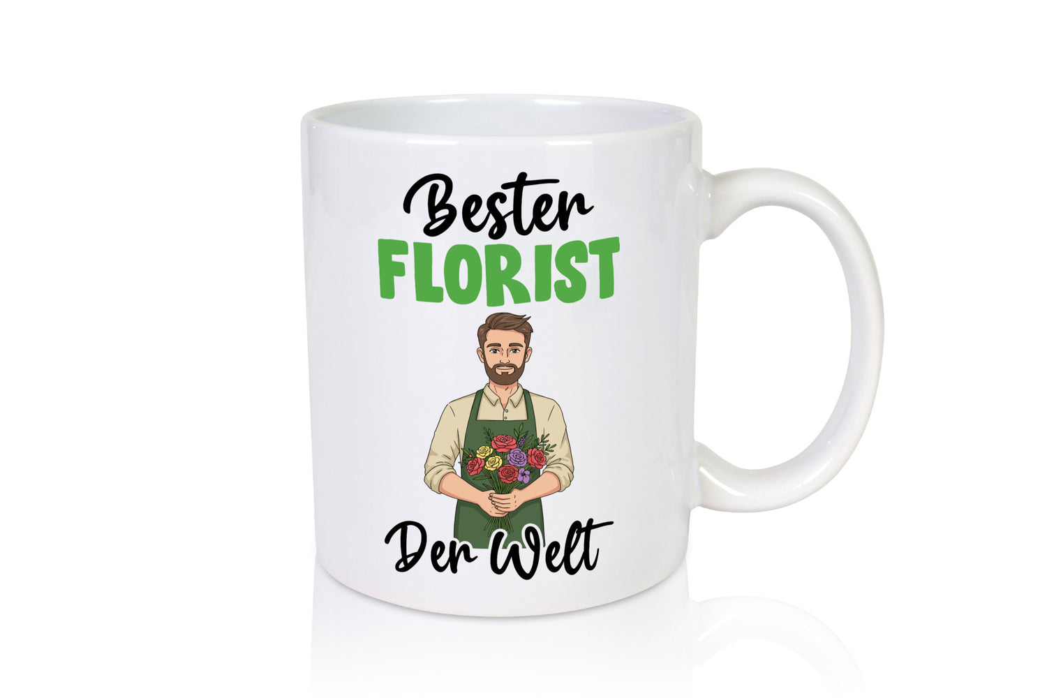 Bester Florist | Blumen Verkäufer v2 lustig Humor Geschenkidee Geschenk Tasse