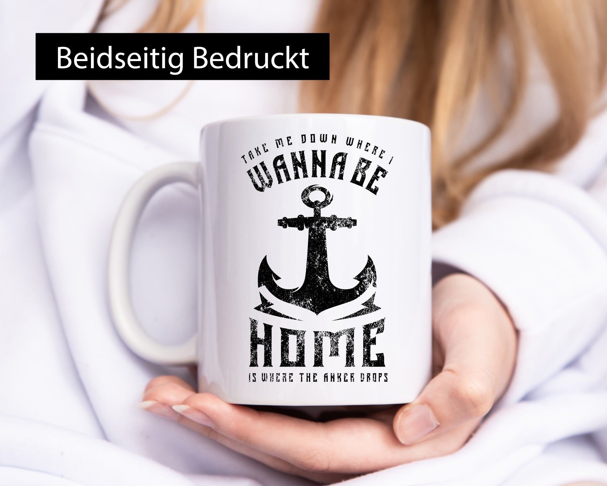 Bring mich da hin, wo ich sein will - Anker werfen lustiger Spruch Geschenk
