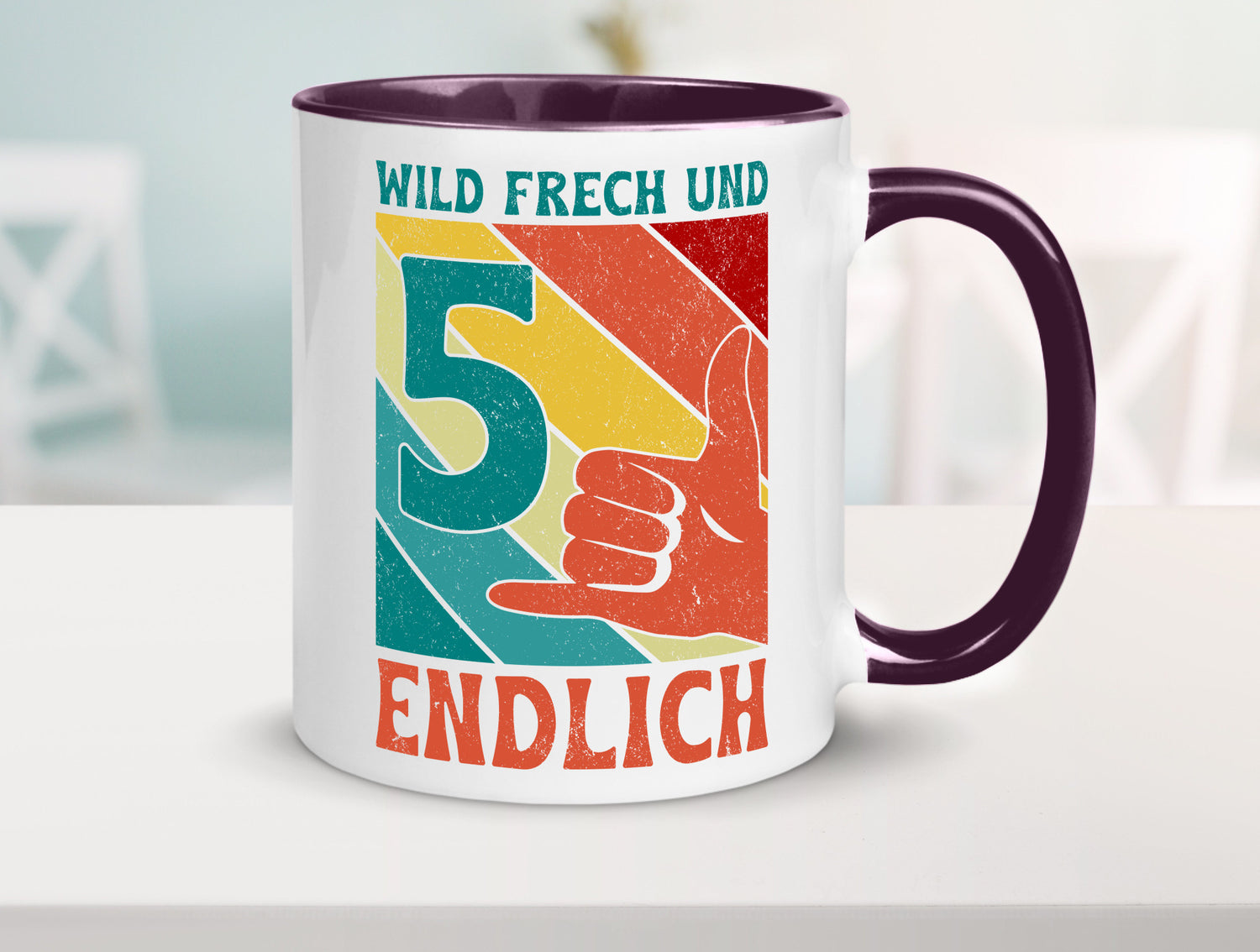 5. Geburtstag | 5 Jahre Wild und Frech Geschenk Geschenkidee lustiger Spruch