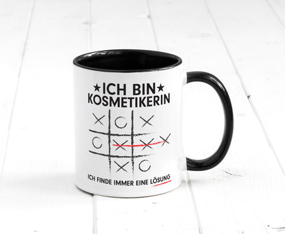 Löse Probleme: Kosmetikerin | Kosmetik Stylistin Geschenk Humor Geschenkidee