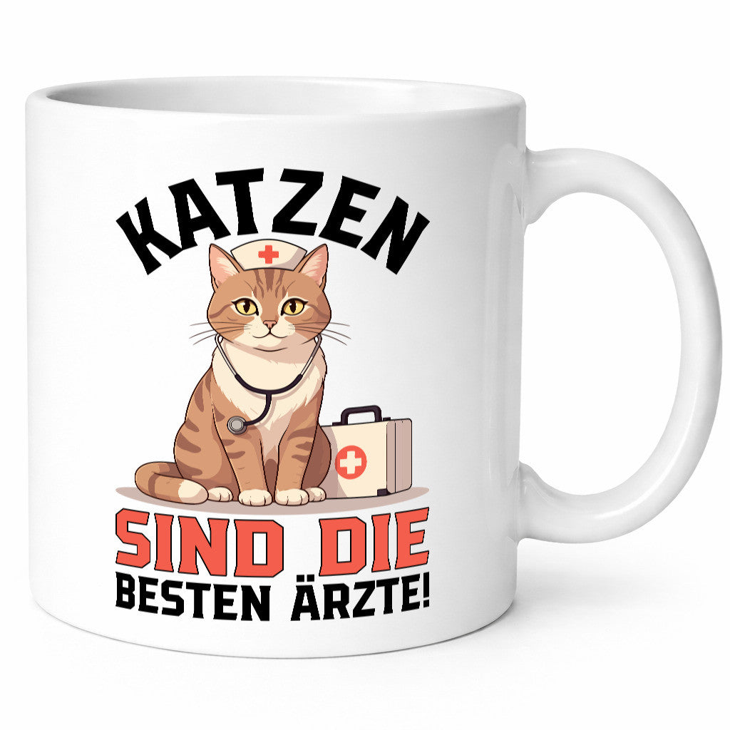 Cats are the best doctors | Pet funny saying gift animal lovers
