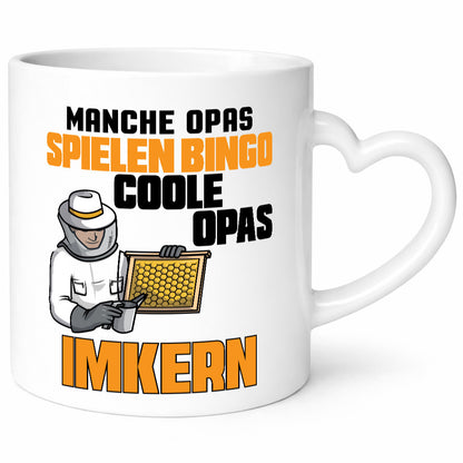 Opas spielen Bingo, coole imkern | Opa Imker| Honig lustig Familie Geschenkidee