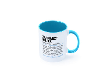 Zahnarzthelfer | Spruch Humor Zahnmedizin Geschenkidee Tasse