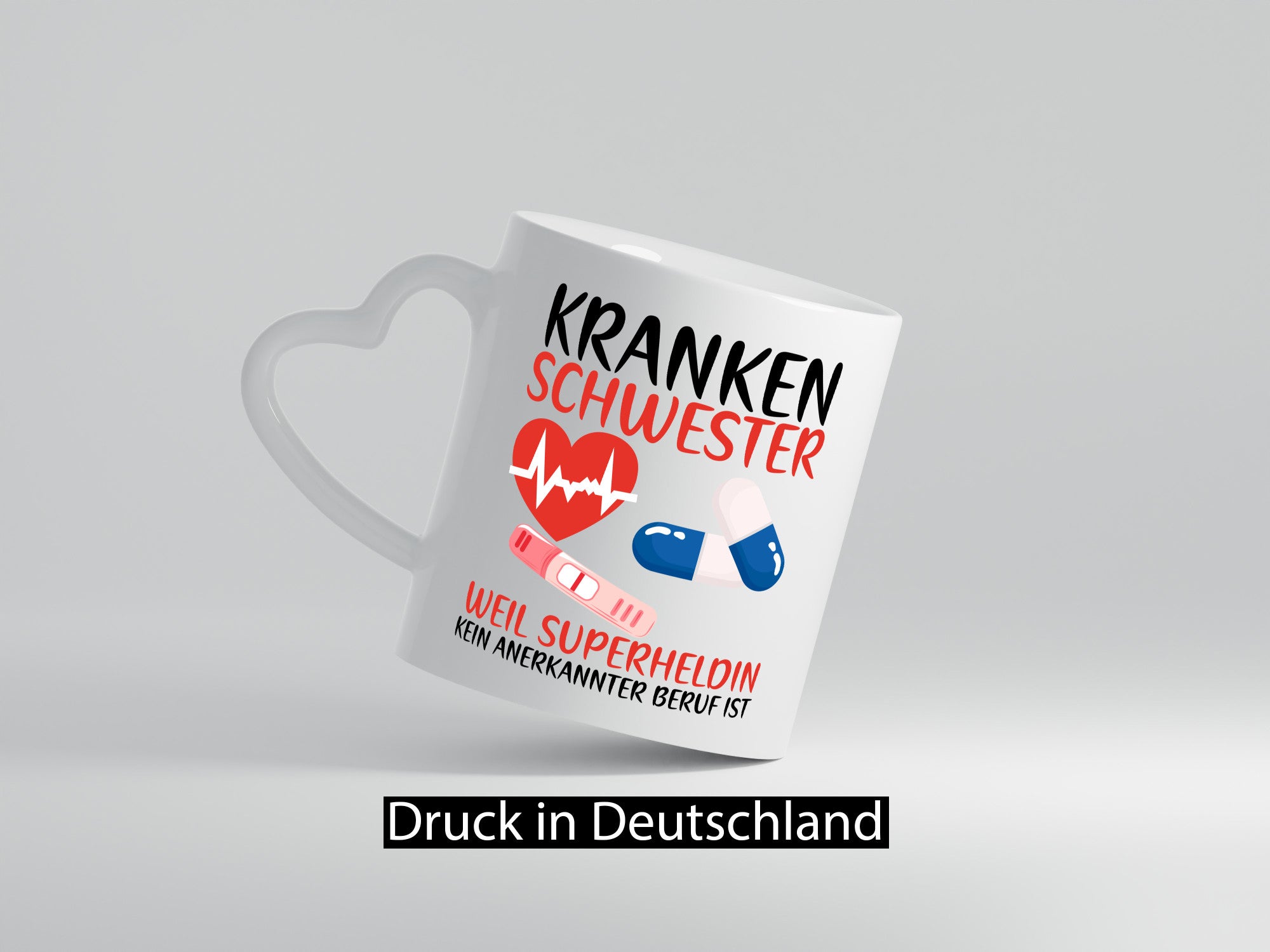 Krankenschwester | Pflegerin Superheldin Pflaster Geschenk Humor Geschenkidee