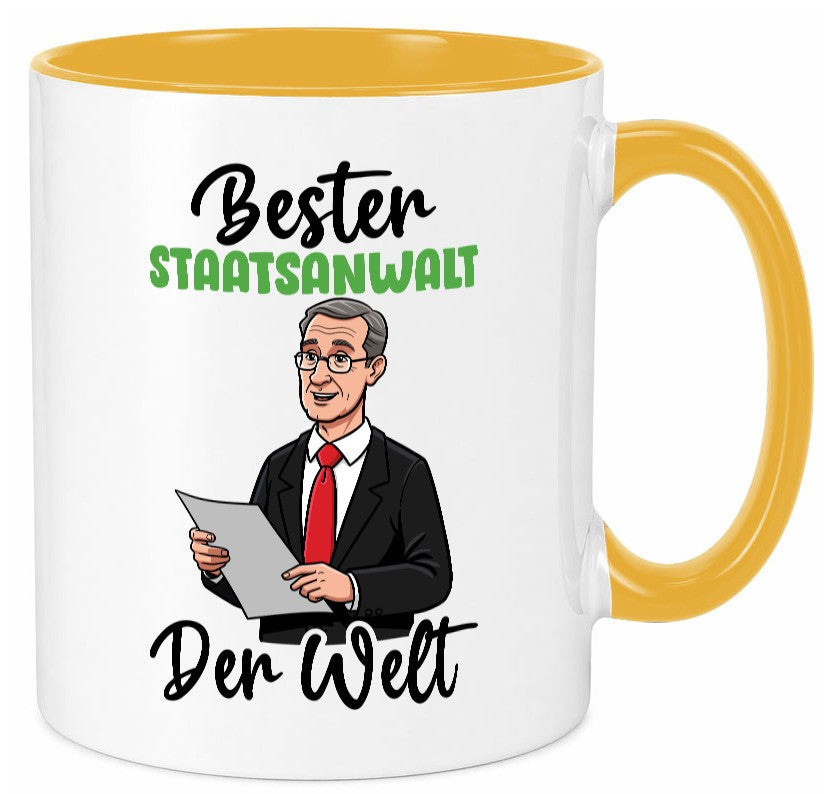Bester Staatsanwalt | Anwalt Jurist v2 Geschenkidee Humor Tasse