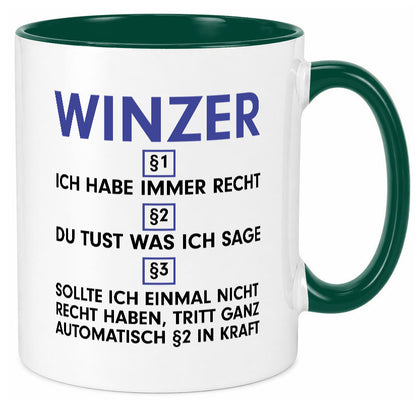 Ich habe immer Recht Winzer | Weinbauer Wein lustig Humor Geschenkidee Geschenk