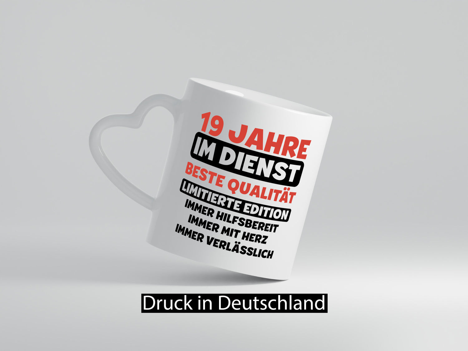 19 Jahre im Dienst | Jubiläum Arbeit v3 Geschenk Kollegen Büro lustiger Spruch