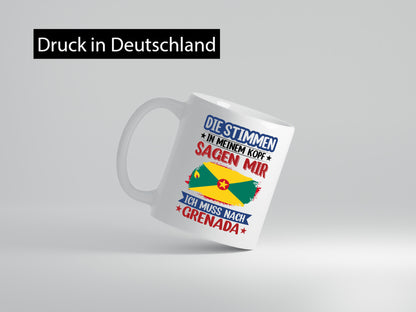 Grenada | Urlaub Stimmen in meinem Kopf Traumland Geschenk Humor Geschenkidee