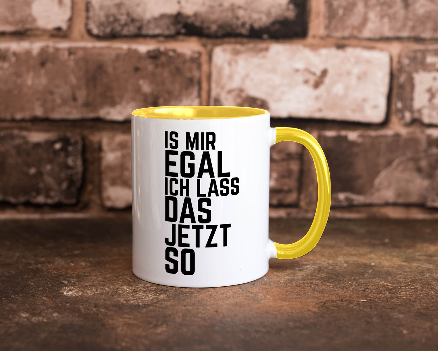 Ist mir egal ich lass das jetzt so | lustiger Spruch Geschenkidee Humor Tasse