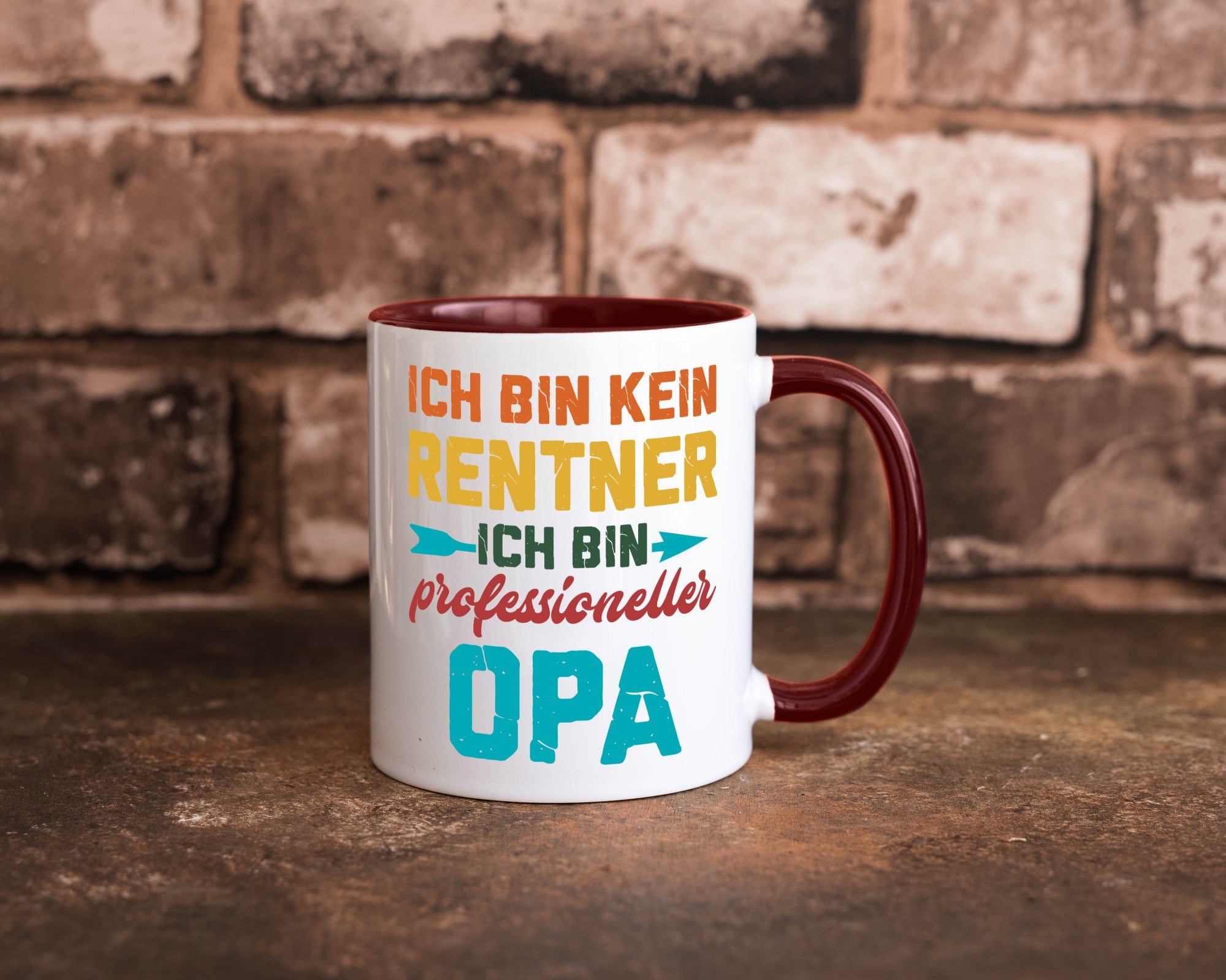Ich bin Professioneller Opa | Rentner Großvater Geschenkidee Familie Humor Tasse