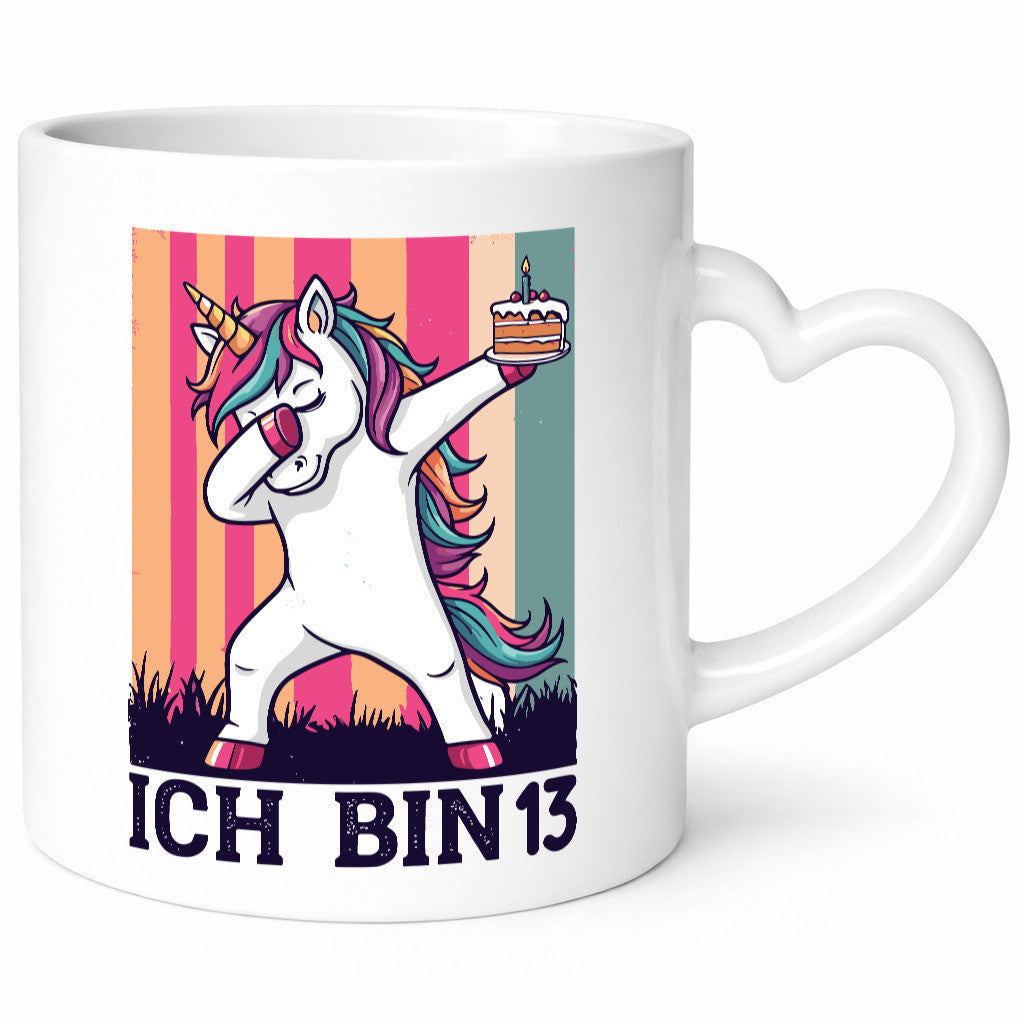 13 Geburtstag | Einhorn Damping Mädchen Geschenkidee Humor Tasse