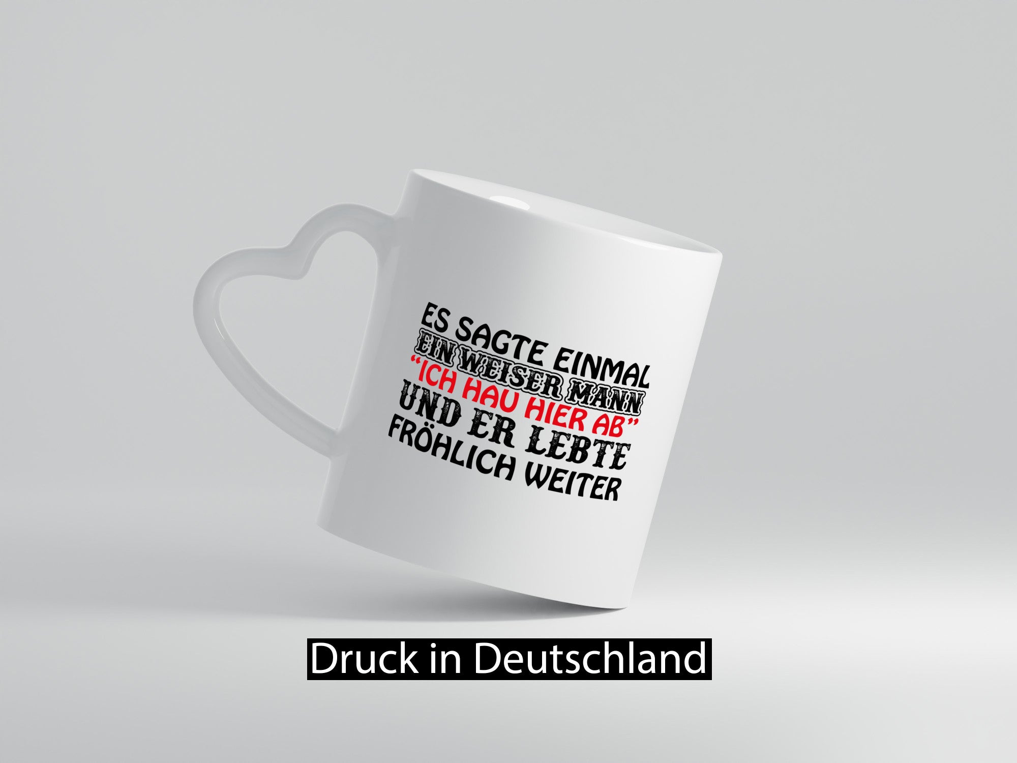 Weiser Mann lustiger Spruch Geschenk Humor Geschenkidee Tasse