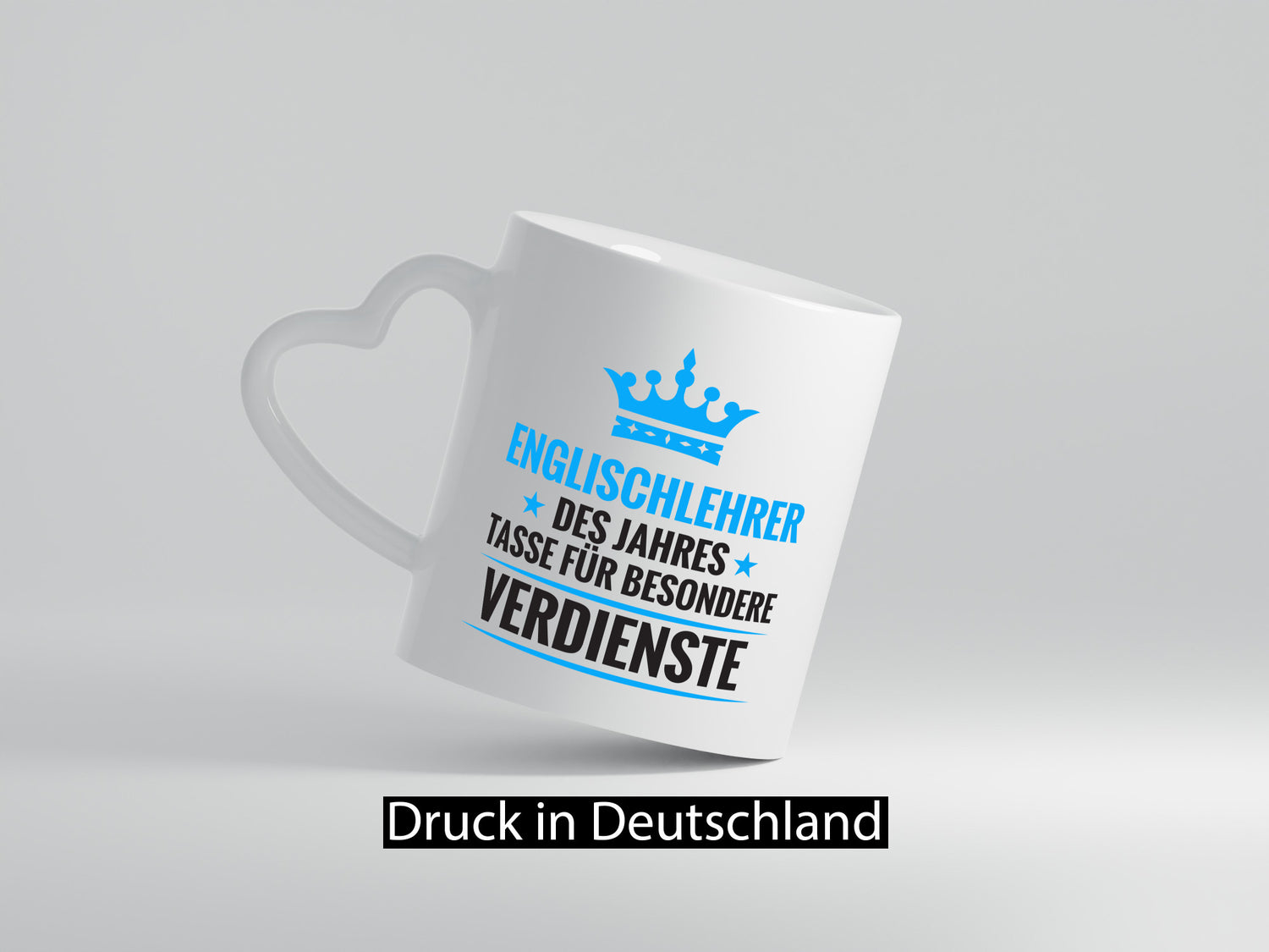Besonderer Verdienst: Englischlehrer | Schule Englisch Geschenkidee Humor Tasse
