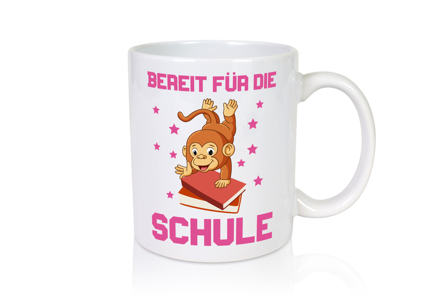 Bereit für die Schule | Einschulung Sterne Affe Geschenk Humor Geschenkidee