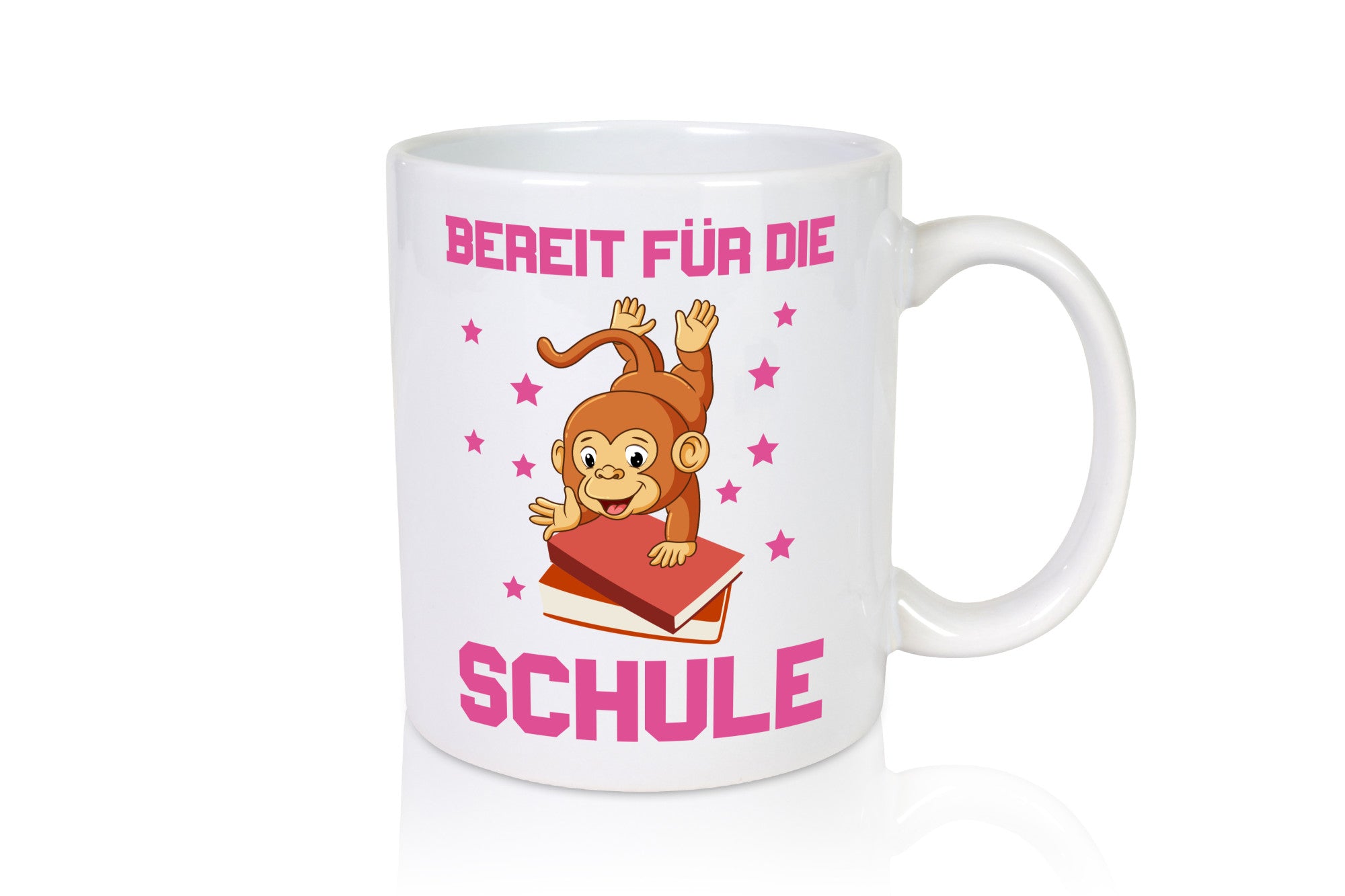 Bereit für die Schule | Einschulung Sterne Affe Geschenk Humor Geschenkidee