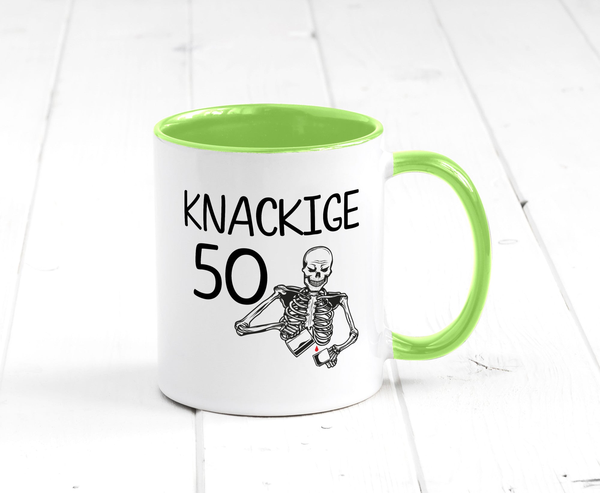 50. Geburtstag | Alt Knackig und Geschenk Geschenkidee lustiger Spruch Tasse