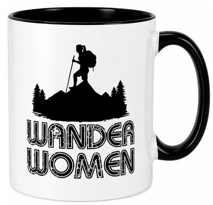 Wander Woman | Wandern Berge Geschenk Familie Geschenkidee lustiger Spruch Tasse