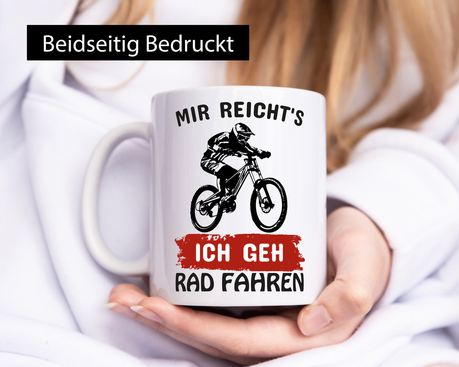 Ich geh Rad fahren | Radler Tasse Fahrradfahrer Humor Geschenkidee