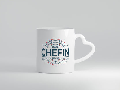 Geprüft und sicher: Chefin | Führungskraft Vorgesetzte Geschenkidee Arbeit