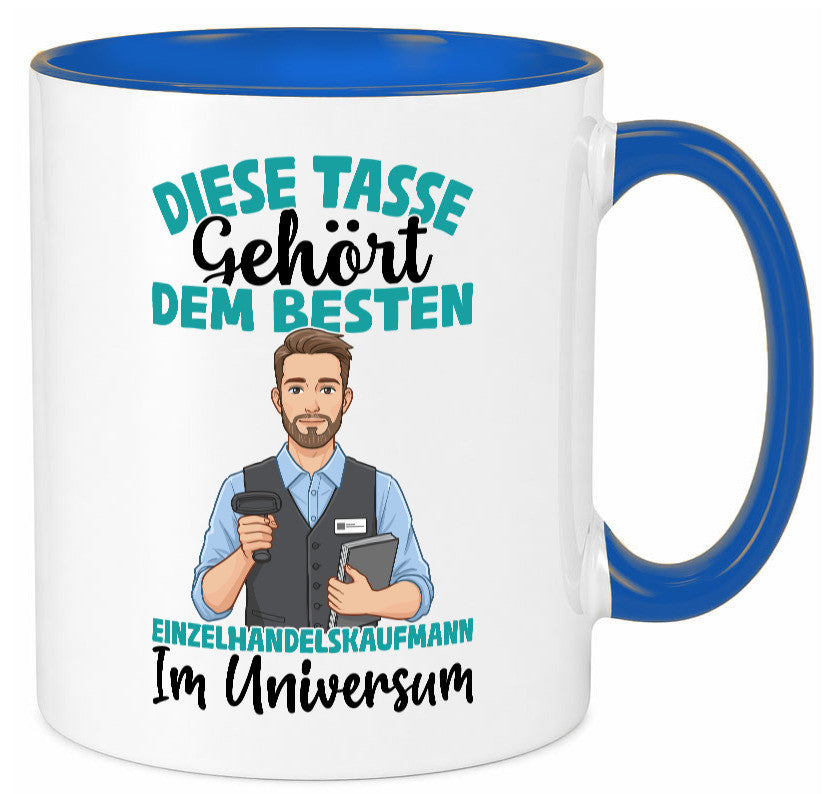 Im Universum: Einzelhandelskaufmann | Einzelhandel Geschenk Humor Geschenkidee Tasse