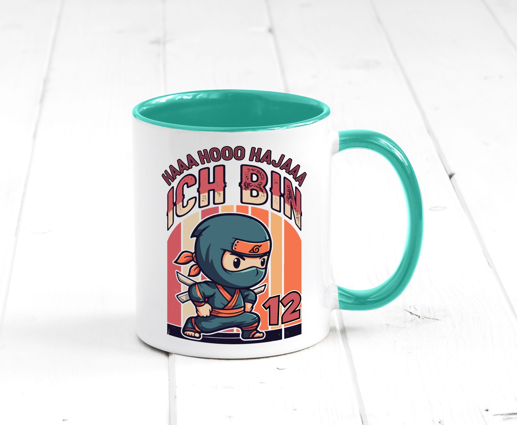 12. Geburtstag | Ninja Junge 12 Jahre Humor Geschenkidee Tasse