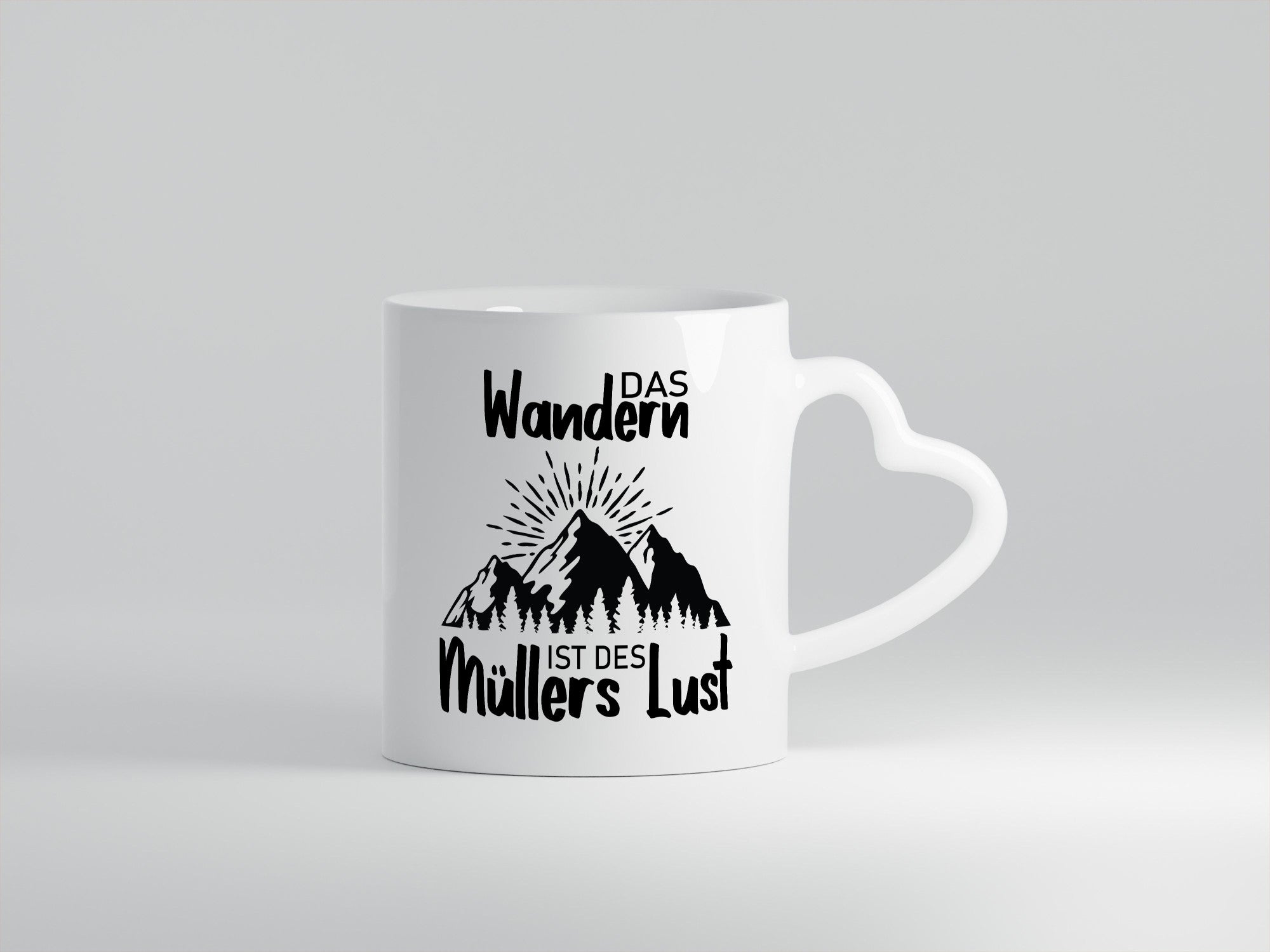 Das Wandern ist des Müllers Lust | Berge Sonne lustig Humor Geschenkidee