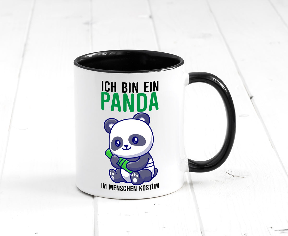 Ich bin ein Panda | Pandabär Kinder v2 Geschenkidee Humor Tasse