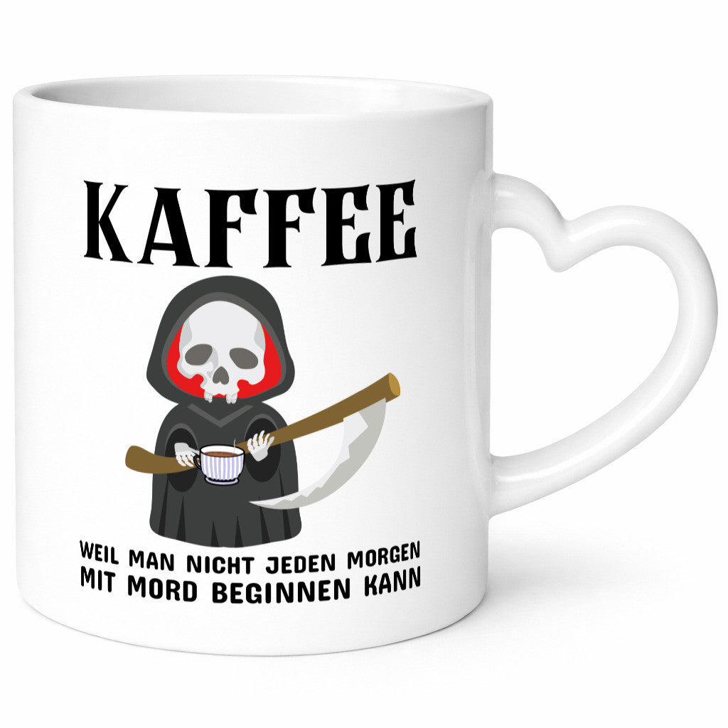Morgen kann nicht immer mit mord beginnen lustig Humor Geschenkidee Geschenk