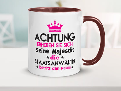 Seine Majestät Staatsanwältin | Anwältin lustiger Spruch Geschenk Humor