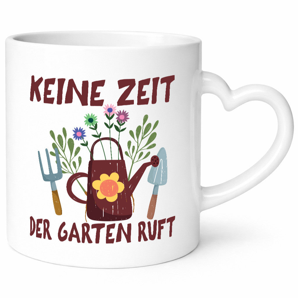 Keine Zeit der Garten ruft | Gärtner Gartenarbeit lustiger Spruch Geschenk