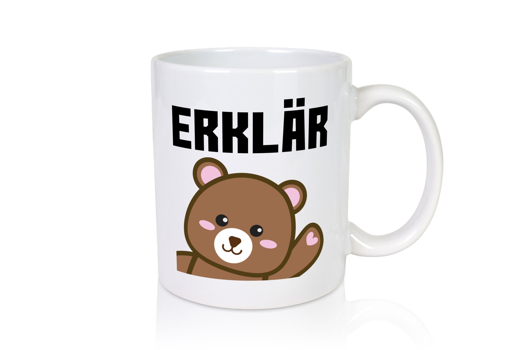 Erklär Bär | süße Tasse lustiger Spruch Lehrer Geschenk Humor Geschenkidee