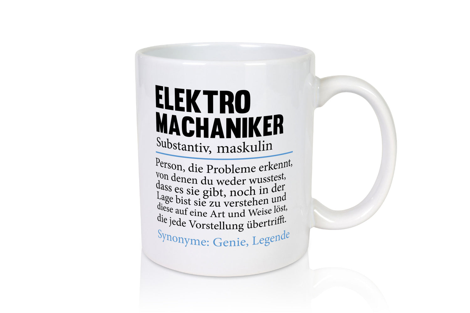 Elektromechaniker | Beruf Mechaniker Elektrik Geschenkidee Arbeit Kollegen Büro
