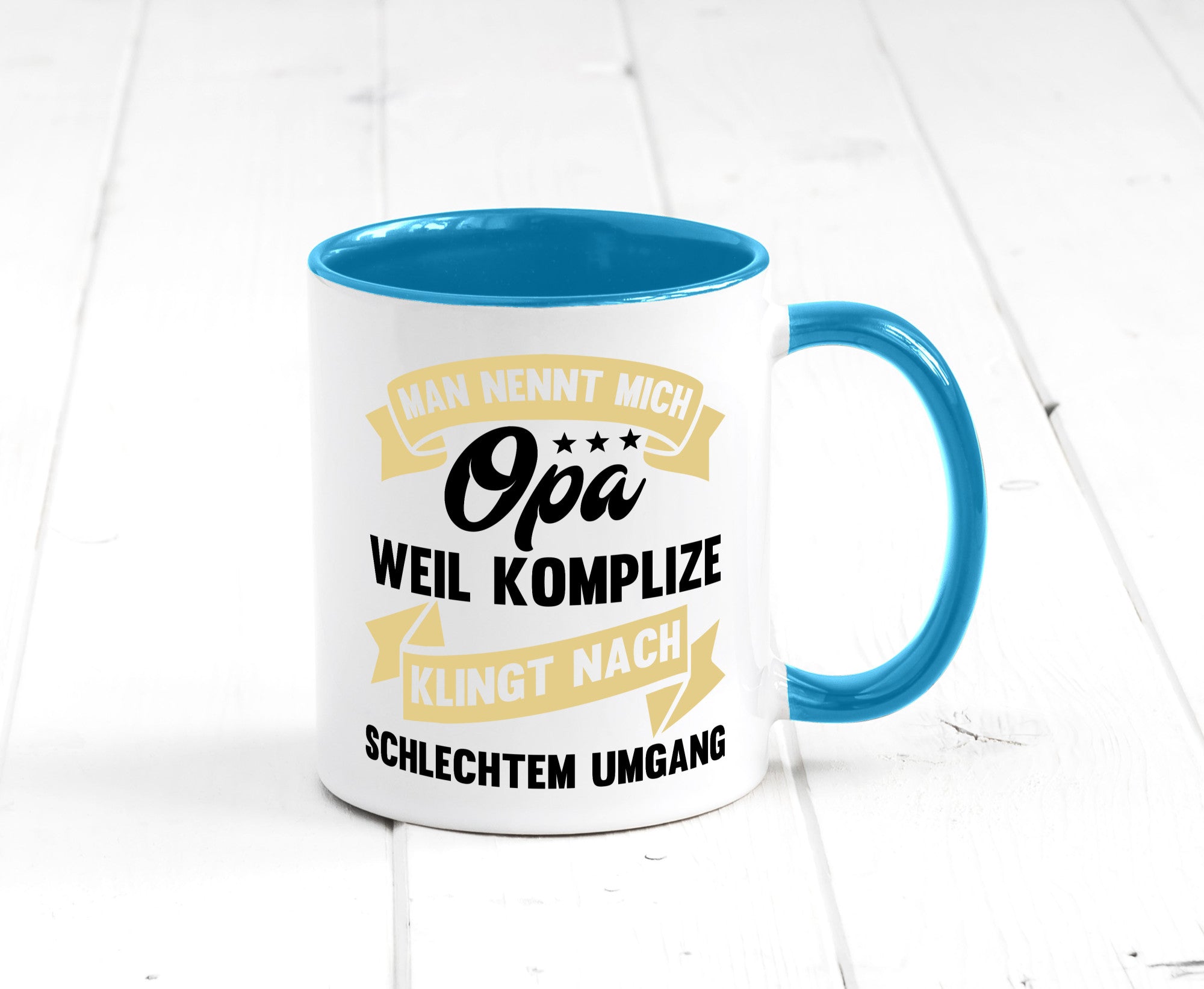 Man nennt mich Opa | Bester der Welt Humor Familie Geschenkidee Tasse