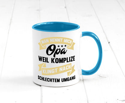 Man nennt mich Opa | Bester der Welt Humor Familie Geschenkidee Tasse